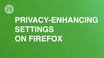 Settings Firefox