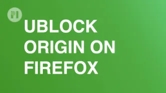Ublock Firefox