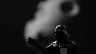 A minifigure of darthvader representing repression